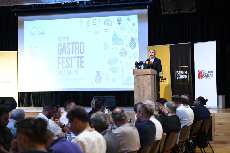 Konya GastroFest, 3-6 Eylül'de Lezzet ve Kültür Buluşmasına Ev Sahipliği Yapacak
