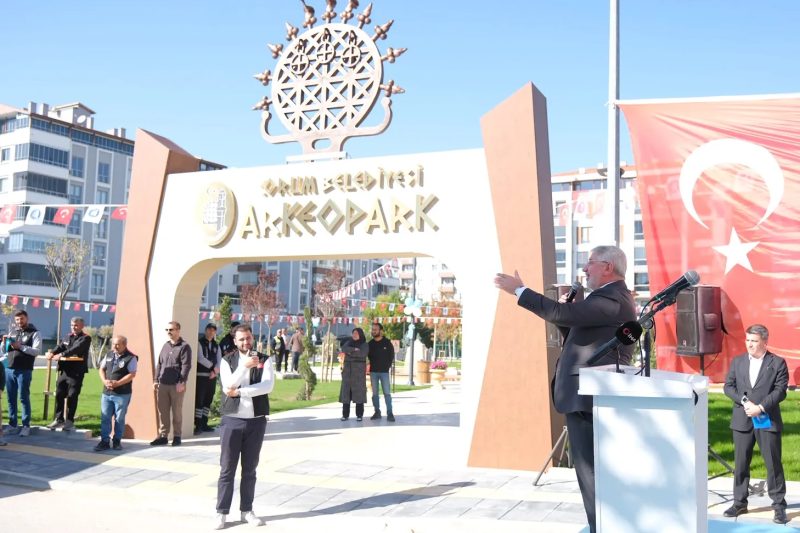 Çorum'da Üçüncü Tematik Park: Arkeopark Açıldı