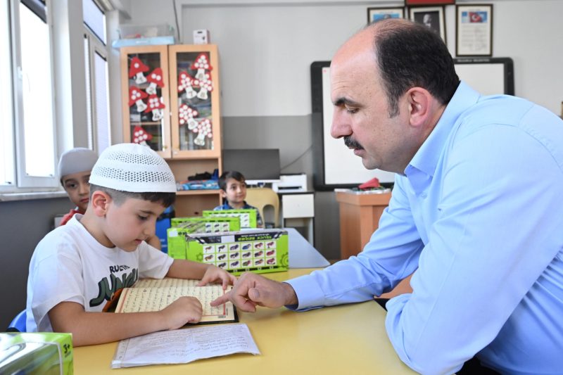 Başkan Altay, Kur'an Kursu Öğrencileriyle Bir Araya Geldi
