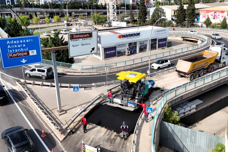 Kocaeli'de 15 Temmuz Kavşağı'nda Yol Konforu ve Güvenliği Artırıldı