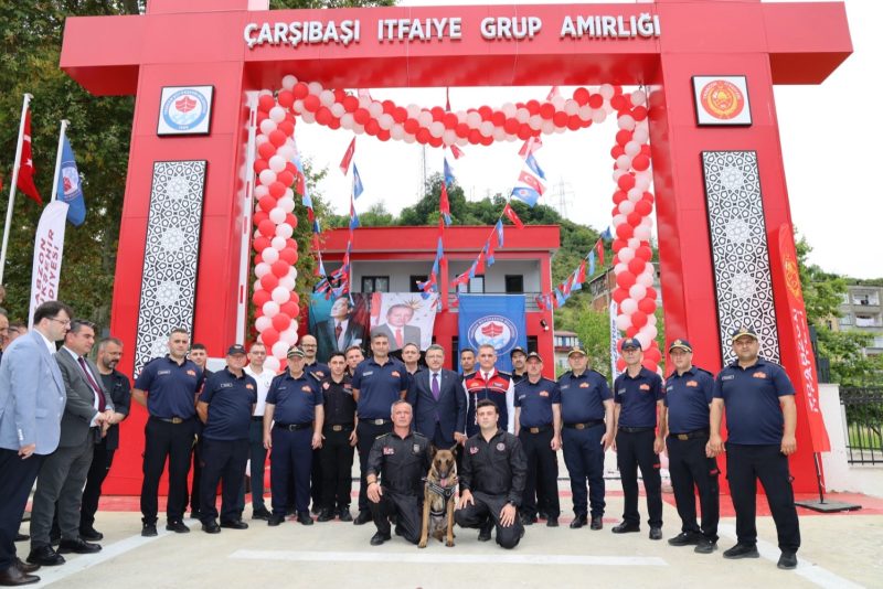 Çarşıbaşı'nda Modern İtfaiye Merkezi Hizmete Girdi