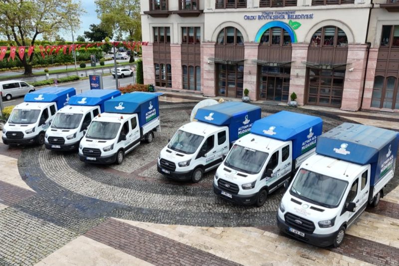 Ordu'da Altyapı Acil Müdahale Araç Filosu Genişletildi: Sayı 6'ya Yükseldi