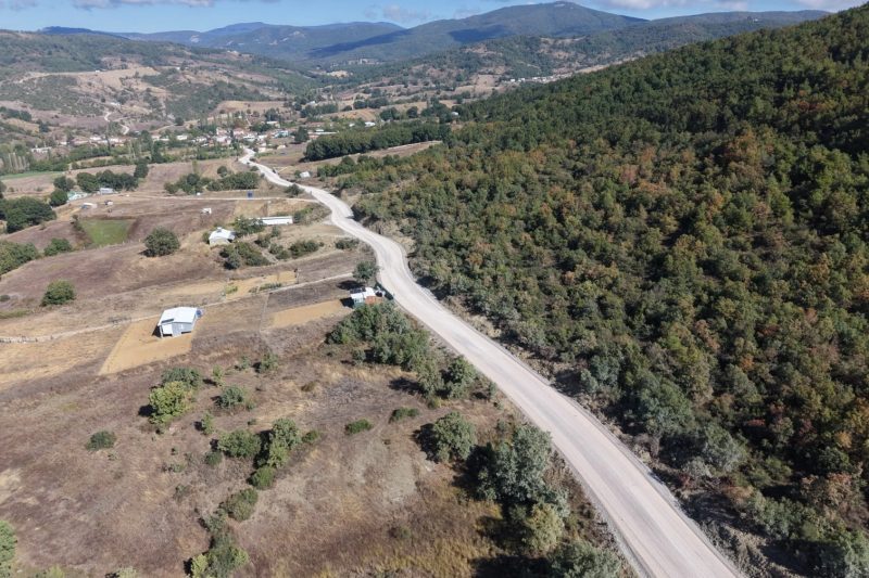 Bursa Kestel'de 4 Mahalleye 11,5 Km'lik Yol Yenilendi, Genişliği Artırıldı