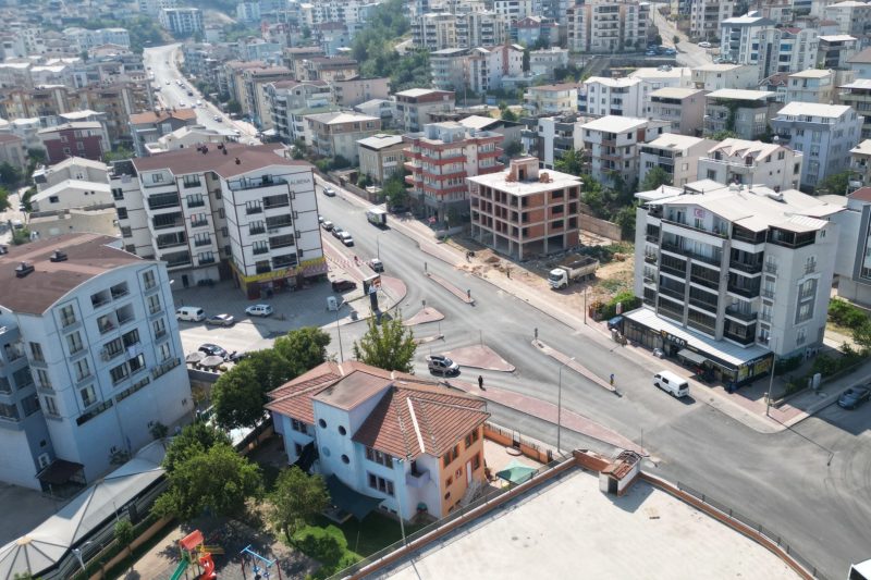 Kestel'de Eğitim Caddesi Modern Bir Görünüme Kavuştu