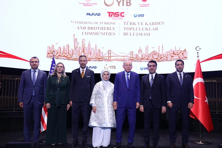 Erdoğan, New York'ta Türk-Amerikan toplumuyla buluştu