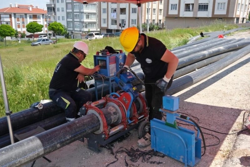 Odunpazarı'nda İçme Suyu Şebekesi Genişletildi