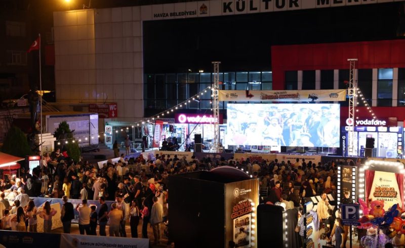Samsun'da Açık Hava Sinema Günleri Sona Yaklaşıyor