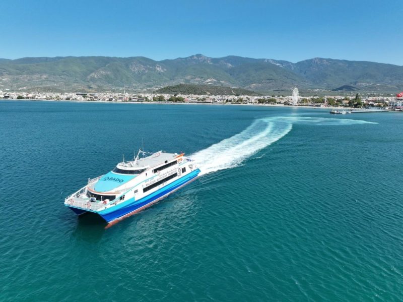 27 Yıl Sonra Akçayport ve Akçay-Midilli Feribot Hattı Yeniden Faaliyete Geçti