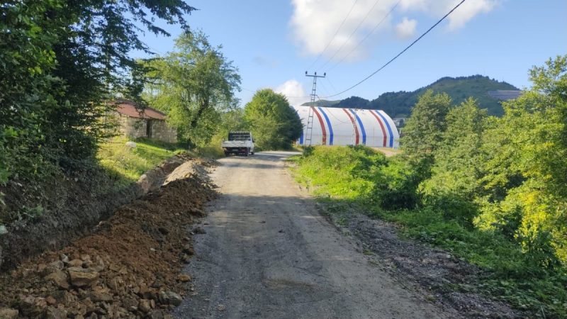 Trabzon'da İki Mahalleye 4.8 Kilometrelik Yeni İçme Suyu Hattı Döşendi