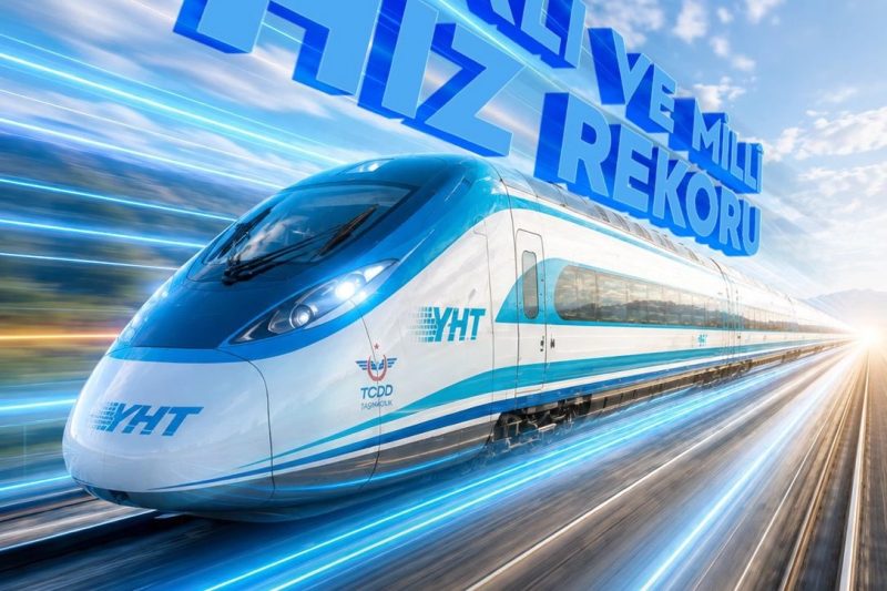 Milli Elektrikli Hızlı Tren Testte 250 Km/s Hıza Çıktı